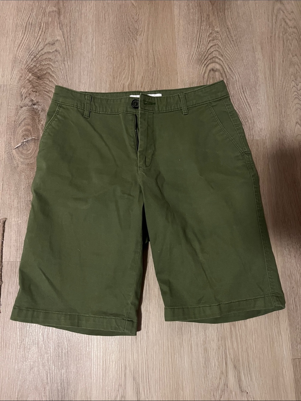Amazon Olive Green Women's Bermuda Shorts